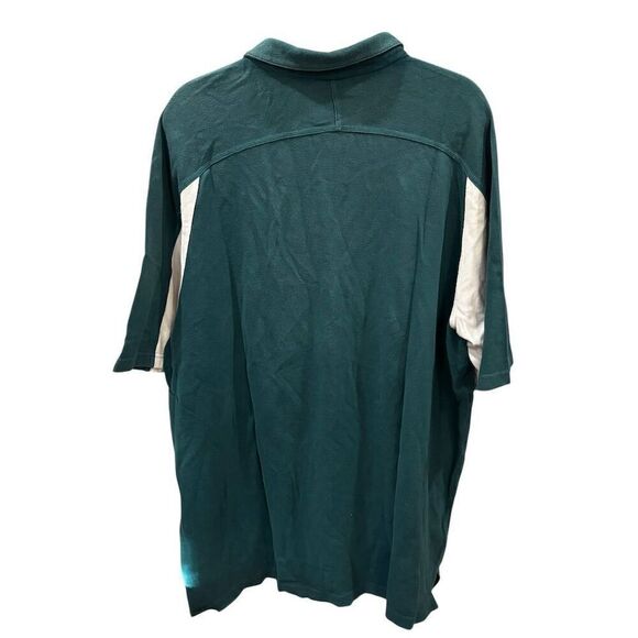 Vintage Reebok Philadelphia Eagles Men's 2XL Green Polo Shirt NFL Team Apparel‎ - Picture 2 of 6